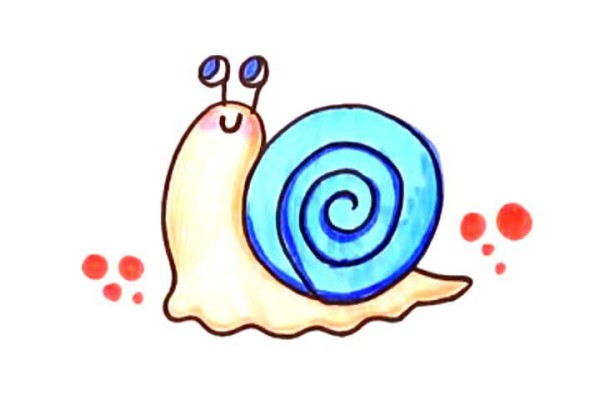 Learn to draw a snail