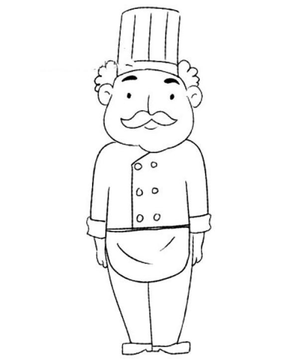 Chef simple drawing tutorial