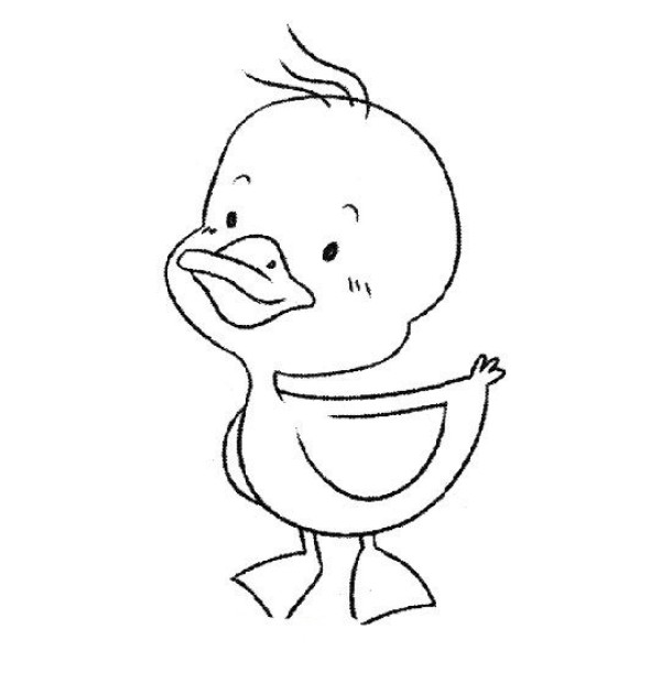 Simple little duck sketch