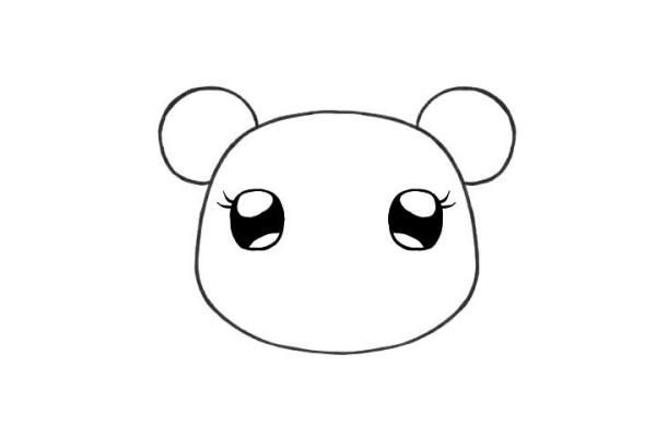 How to draw a cute little bear