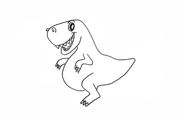 How to draw a dinosaur