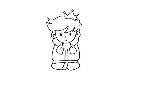 How to draw the prince of the ice and snow kingdom