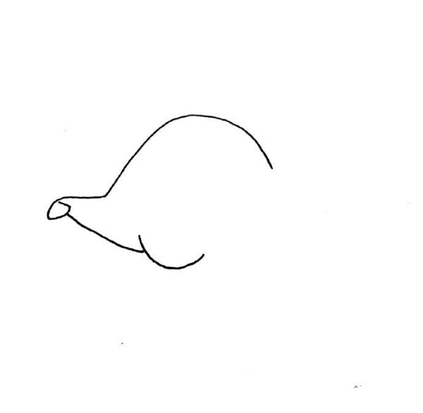 How to draw the leader elephant in simple strokes