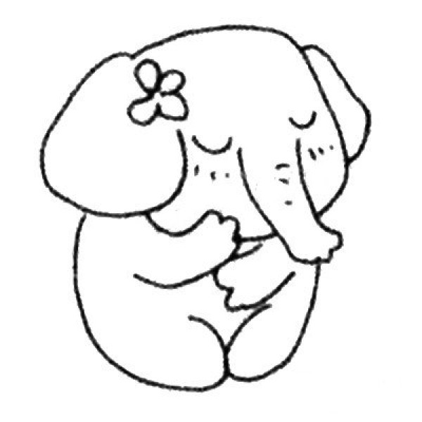 shy elephant