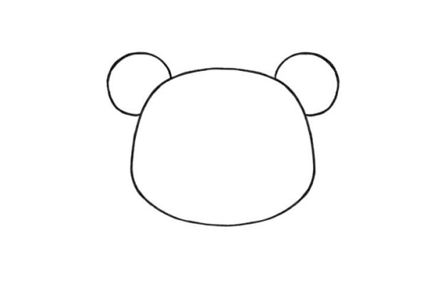 How to draw a cute little bear