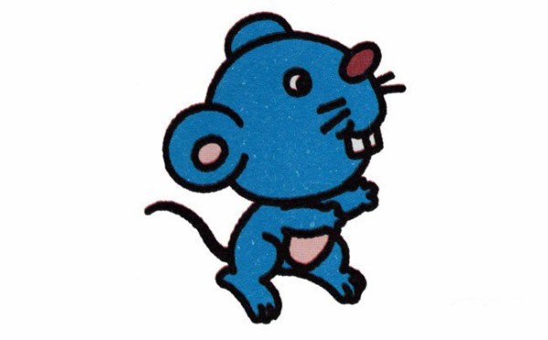 Clever mouse simple drawing