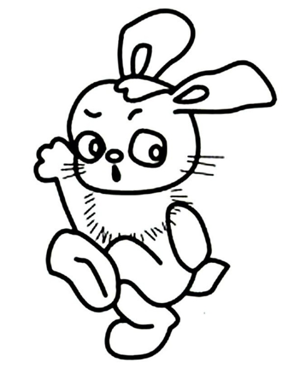 Complete collection of simple drawings of rabbits Simple drawings of dancing rabbits