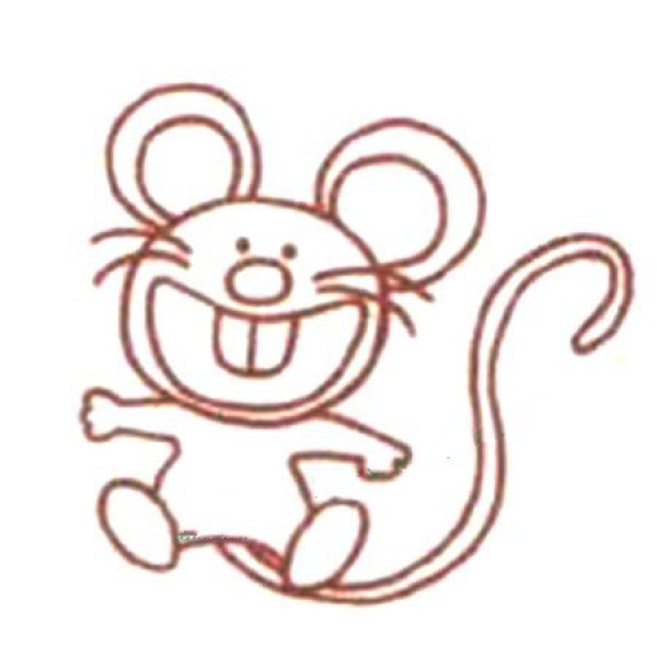 Q cute little mouse simple drawing tutorial