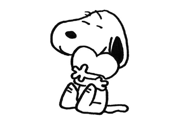 Reference pictures for learning to draw Snoopy