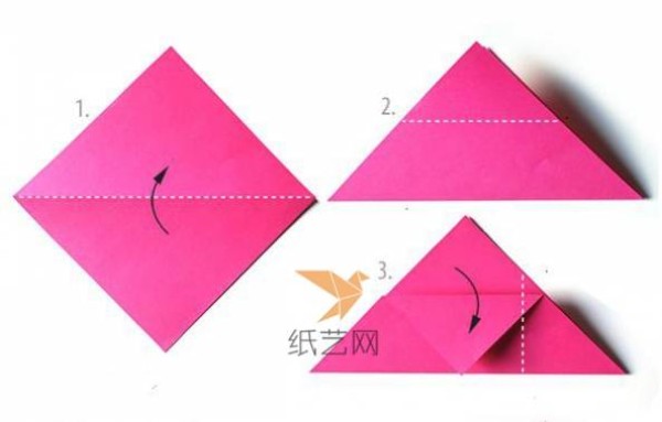 Cute greeting card envelope making tutorial illustration