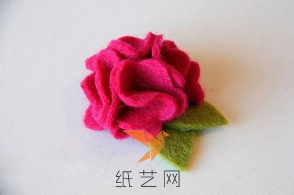 Tutorial on making cute and small non-woven flowers