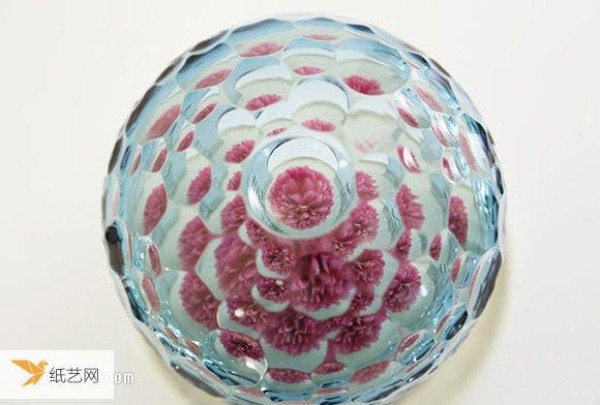 OP-vase handmade glass flower cover exudes hazy literary beauty