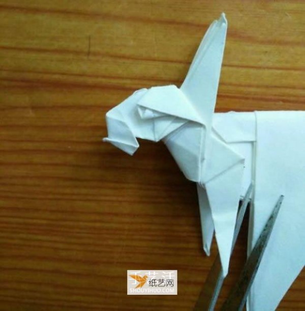 How to make a complicated rabbit using origami