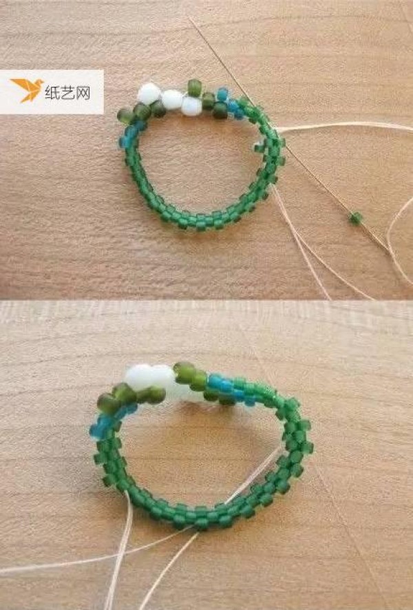 Super refreshing beaded ring tutorial suitable for hot weather