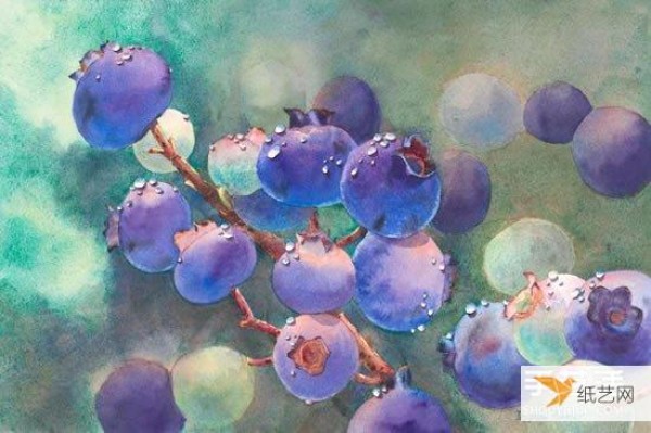 Appreciation of pictures of Delphine Poussots beautiful watercolor paintings