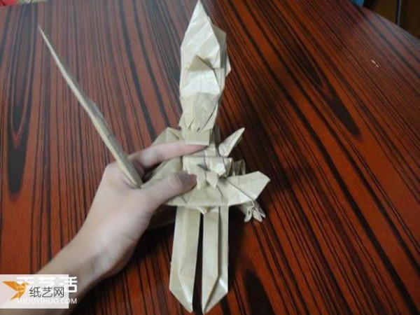 Origami tutorial for Shakugan anime character Shana