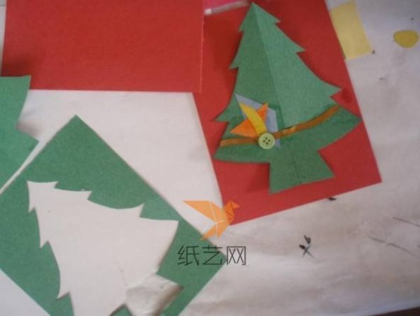 Tutorial on handmade Christmas cards for children