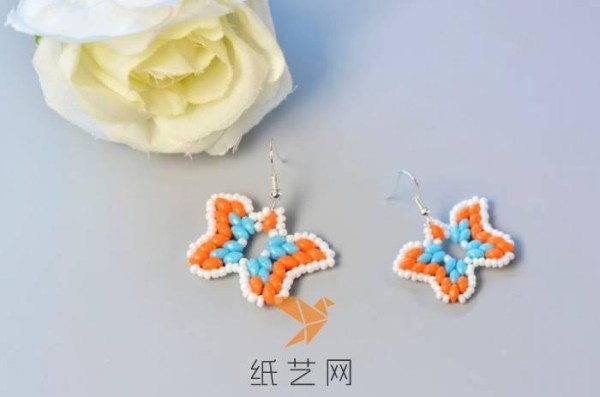 Cute little butterfly earrings New Year gift making tutorial