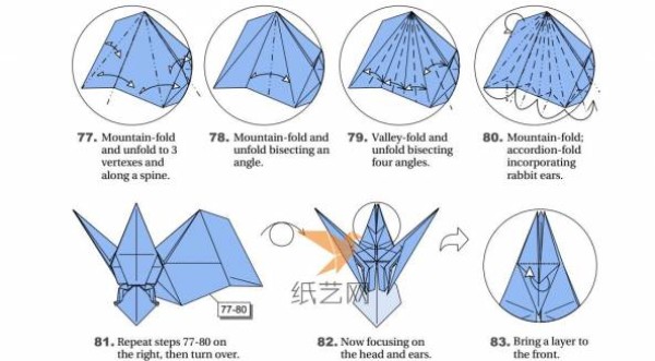 Halloween origami bat origami tutorial