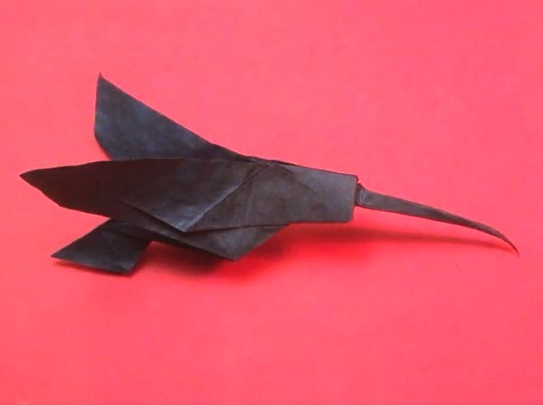 Simple origami hummingbird tutorial