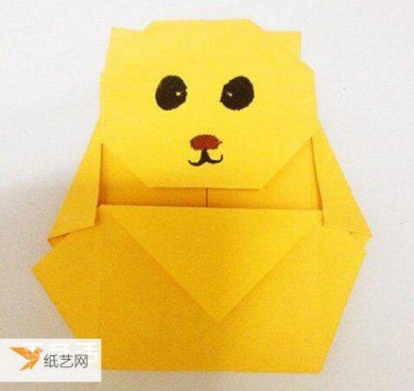 Step by step folding method of a cute little bear that can convey love very well