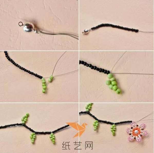 Beautiful Beaded Flower Necklace Tutorial