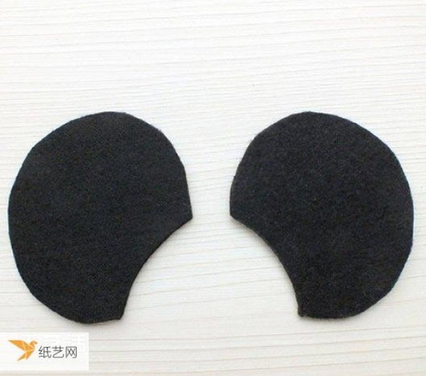 Tutorial illustration of hand-making exquisite Mickey Mouse ear headbands