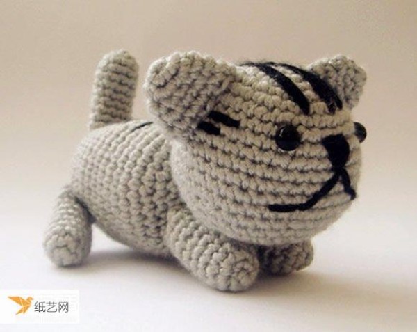 Cute crocheted animal dolls made by hand