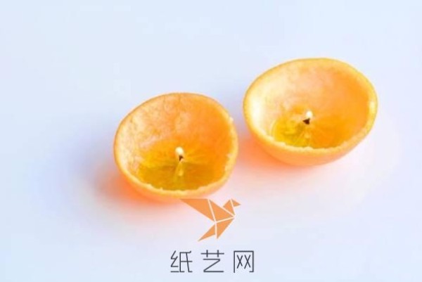 Life Tips: Tutorial for children to make small orange lanterns by hand