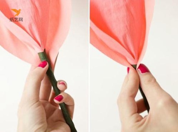 Tutorial on how to make paper roses, a must-have decorative flower for photos