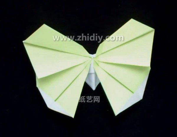 Simple butterfly origami tutorial video