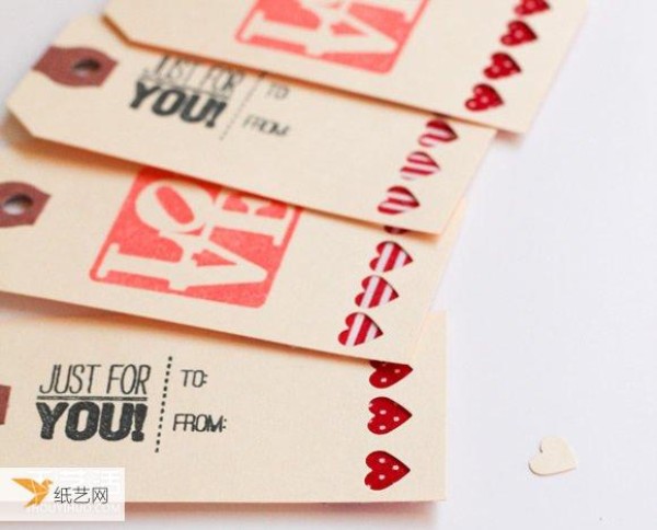 Romantic and personalized Valentine’s Day envelopes and decorative labels handmade tutorial