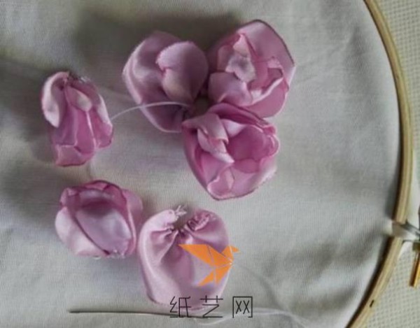 Fabric art peony flower making tutorial fabric art tutorial