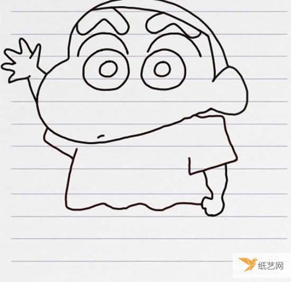 Crayon Shin-chan simple drawing tutorial that looks cute