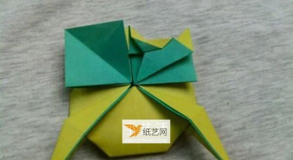 Detailed explanation of the steps of three-dimensional frog origami