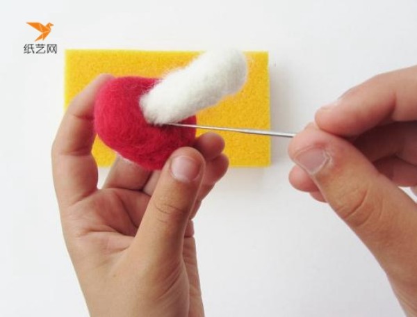 Tutorial on how to make cute little wool felt mushrooms