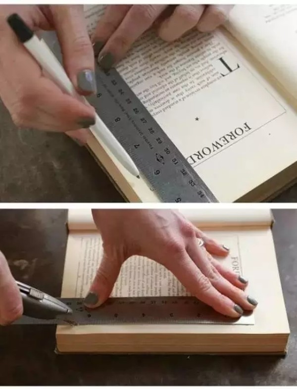 Turn waste into treasure, a storage box made of old books!