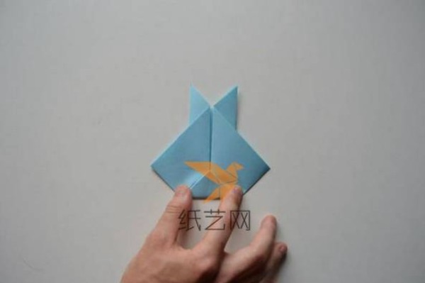 Cute origami rabbit handmade tutorial for children