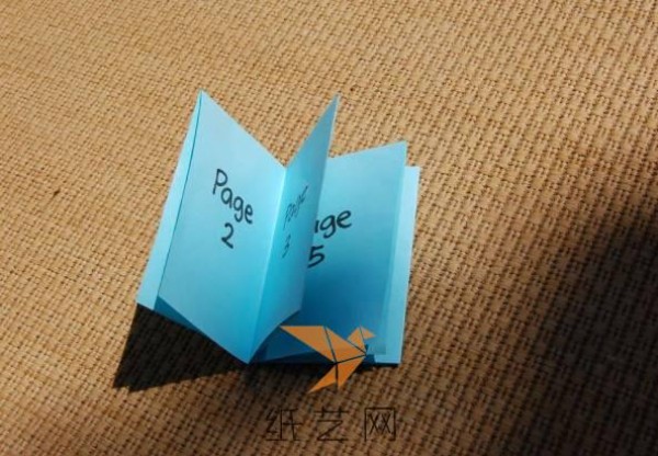 How to fold a piece of paper into a booklet