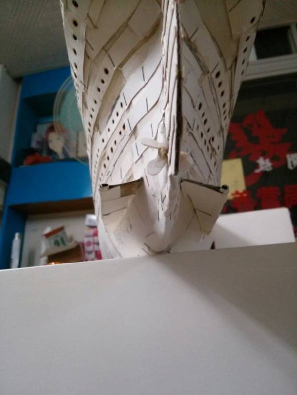 Homemade Titanic Paper Model