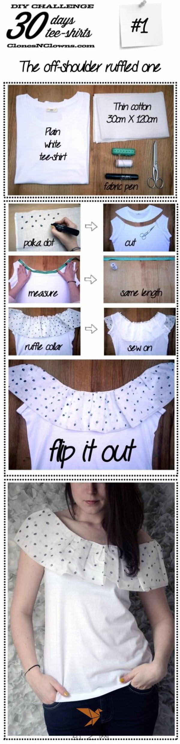 Four tricks to transform all your old clothes! (lots of tutorials)