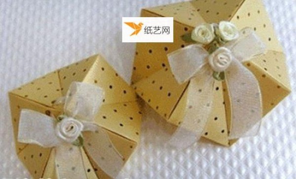 How to fold a beautiful paper octagonal wedding candy box