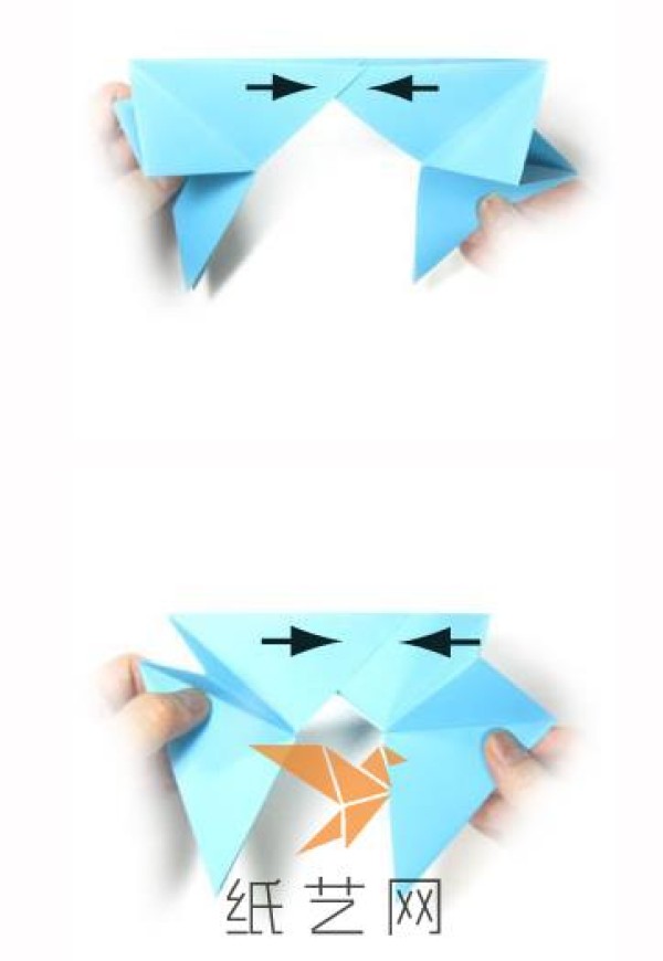 Three-dimensional Origami Pentagram Origami Star Tutorial