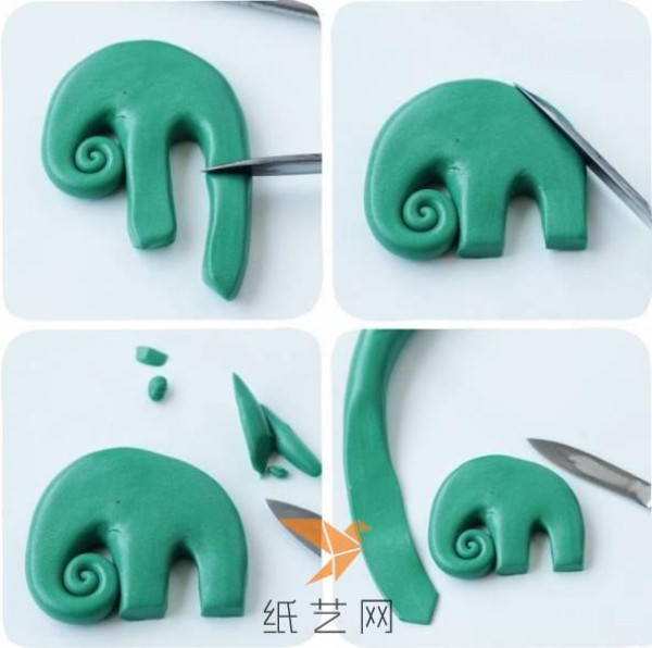 Ultra-clear clay mechanical elephant production tutorial