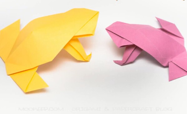 Paper Frog Collection Origami Frog Origami Video Tutorial