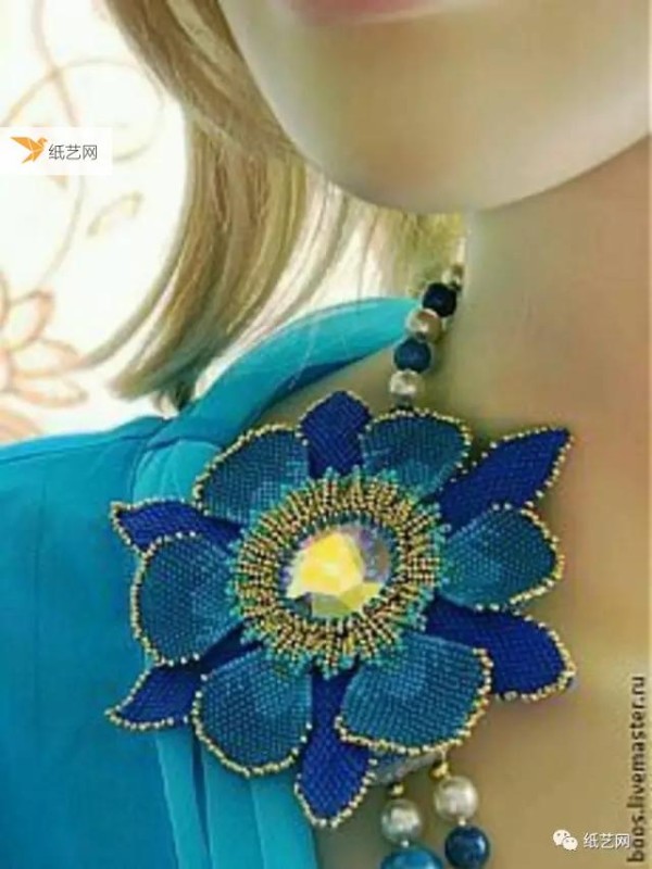 Flat beaded jewelry crafting tutorial! Stunning!