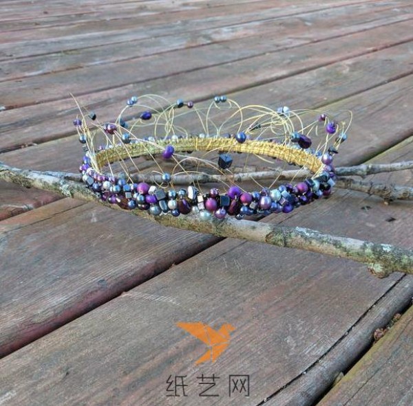 Super beautiful handmade DIY tiara making tutorial