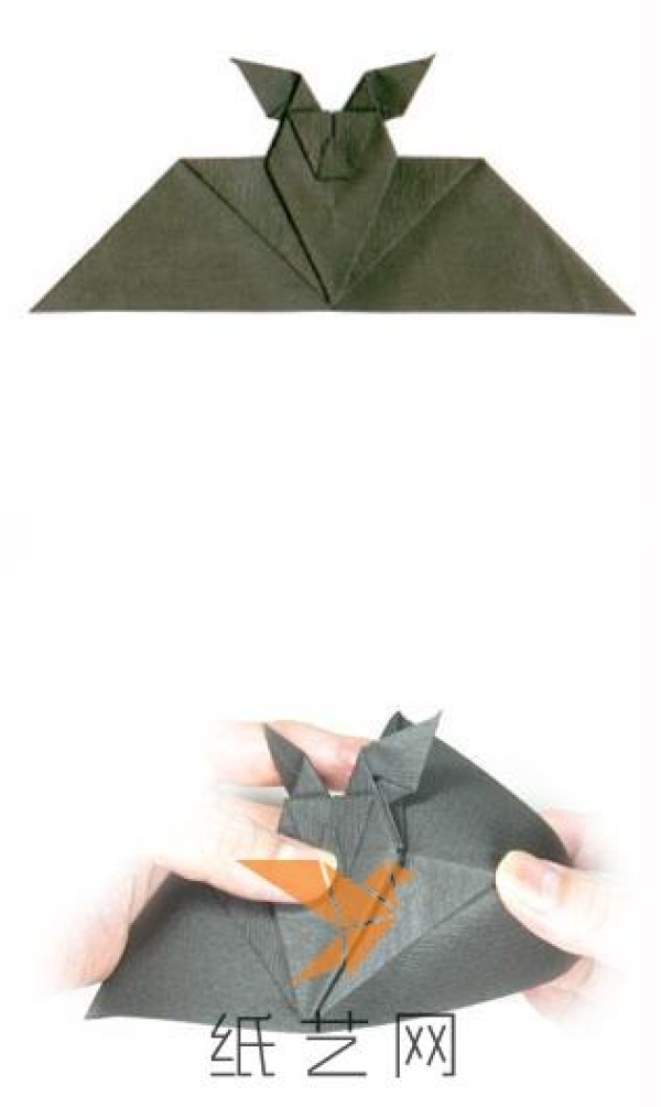 Super cool Halloween handmade origami bat making tutorial