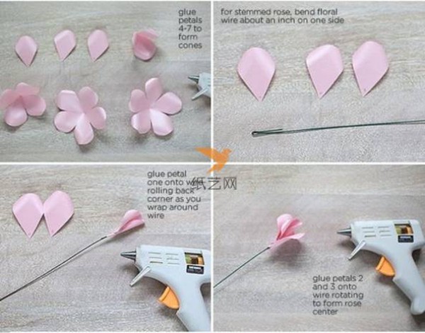 Beautiful Paper Rose Paper Art Making Tutorial