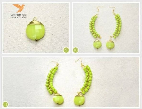 Beading TutorialJiang Nanchun Beaded Earrings Making Tutorial